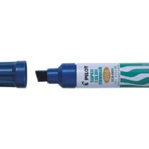 Pilot Super Color 6600 Rotulador Permanente Multisuperficie Extragrueso - Punta Biselada Extragruesa de Fibra - Tinta Base Alcohol Libre de Xileno - Cuerpo Metalico - Color Azul