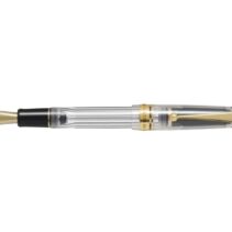 Pilot Custom 823 F Pluma Estilografica - Plumin de Oro de 14K - Cuerpo Transparente - En Estuche de Regalo Individual con un Tintero Pilot