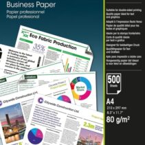 Epson Business Inkjet Papel A4 - 500 Hojas - Gramaje de 80g/m2 - Apto para Impresion a Doble Cara - Color Blanco