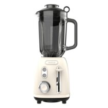 Cecotec Power Black Titanium RetroBeige Batidora de Vaso - 1200W - Jarra de 1.5L - Funcion Pulse - 4 Hojas Recubiertas de Titanio - Velocidad Ajustable - Color Beige