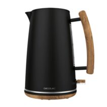 Cecotec Thermosense 400 Black Woody Hervidor de Agua - 3000W - Capacidad de 1.7L - Acero Inoxidable - Filtro Antical - Base 360º - Ventana de Visualizacion - Color Negro