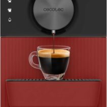 Cecotec Cremmaet Cube Red Cafetera Superautomatica - 19bar - Deposito de 1.1L - Sistema de Prensado y Pre-Infusion - Sistema Thermoblock - Pantalla Tactil - Termoblock - Deposito de Cafe de 110g - 5 Niveles de Molido - Modo Eco - Color Rojo
