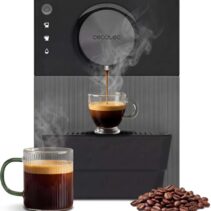 Cecotec Cremmaet Cube Black Cafetera Superautomatica - 19bar - Deposito de 1.1L - Sistema de Prensado y Pre-Infusion - Sistema Thermoblock - Pantalla Tactil - Termoblock - Deposito de Cafe de 110g - 5 Niveles de Molido - Modo Eco - Color Negro