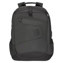 Tucano Lato Mochila Portatil 17" - Respaldo y Correas Acolchados - Doble Compartimento - Bolsillos para Botella y Paraguas - Color Negro