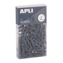 Apli Up North Pack con 140 Clips de Metal 28mm - Color Azul