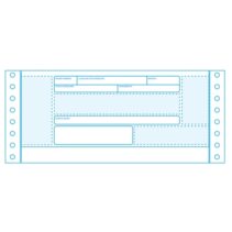 Fabrisa Caja de Recibos Negociables 240x4" 90gr - 1 Hoja 2 Trepados 2.500 pliegos