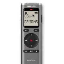 Philips VoiceTracer DVT1170 Grabadora de Voz Digital - 8GB - Grabacion Activada por Voz - Tiempo y Fecha Integrados - Pantalla LCD 1.29” - Autonomia hasta 70h con 2 Pilas AAA