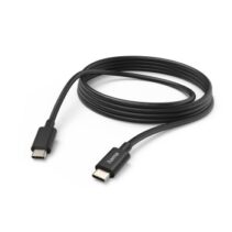 Hama Cable USB-C - Longitud 1m - USB-C a USB-C - 480 Mbit/s - 60W - Color Negro