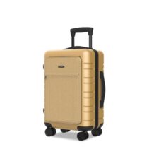 Numada Upfly T21 Business Maleta de Cabina de 20" - 38 Litros - 4 Ruedas 360º - Mango Telescopico - Cierre TSA con Combinacion de 3 Digitos - Bolsillo para Portatil hasta 15" - USB - Color Champagne