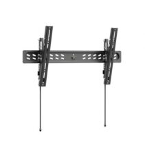 Ewent EW1611 Soporte de Pared fijo para TV 43" hasta 95" - Peso Maximo 60 kg - Inclinable - Ultradelgado - Color Negro