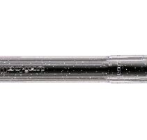 Uni-ball Signo Sparkling UM-120SP Roller de Tinta Gel - Punta de Bola 1mm - Tinta Pigmentada Resistente al Agua y Luz - Efecto Purpurina - Color Negro