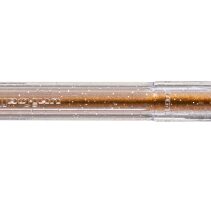 Uni-ball Signo Sparkling UM-120SP Roller de Tinta Gel - Punta de Bola 1mm - Tinta Pigmentada Resistente al Agua y Luz - Efecto Purpurina - Color Bronce