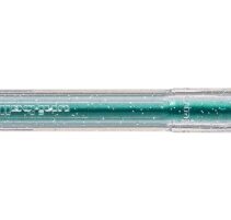 Uni-ball Signo Sparkling UM-120SP Roller de Tinta Gel - Punta de Bola 1mm - Tinta Pigmentada Resistente al Agua y Luz - Efecto Purpurina - Color Turquesa