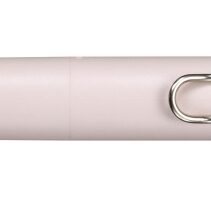Uni-ball One P Boligrafo Retractil con Punta Fina 0.5mm - Agarre Suave y Comodo - Tinta Color Negro - Cuerpo de Color Rosa Peach