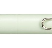 Uni-ball One P Boligrafo Retractil con Punta Fina 0.5mm - Agarre Suave y Comodo - Tinta Color Negro - Cuerpo de Color Verde Fresh