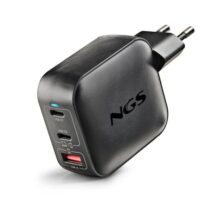 NGS Bud Tiny Cargador GaN Universal de Pared 100W Ultrarrapido - 2x USB-C PD & PPS