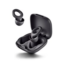 NGS Noon Tapones para Oidos con Reduccion de Ruido - Silicona - Funda y 4 Almohadillas - Color Negro