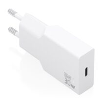 Aisens Cargador de Pared - 30W - GaN - 1xUSB-C - Power Delivery 3.0 - Ultra Delgado - Multiples Protecciones de Seguridad - Color Blanco