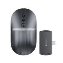 ProtoArc Hubmouse Raton Inalambrico con Hub USB - Bluetooth - 2400dpi - Hub 1x USB-C