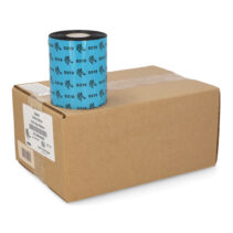 Zebra ZipShip 5319 Pack de 6 Cintas de Transferencia Termica Original de Cera - Ancho 89mm