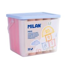 Milan Pack de 20 Tizas Redondas Maxi ø 2