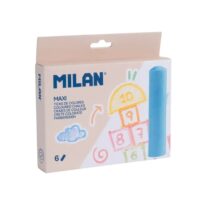 Milan Pack de 6 Tizas Redondas Maxi ø 2