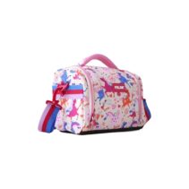 Milan Flowicorn Bolsa Isotermica Porta Alimentos de 5L - Gran Capacidad - Apertura Total - Bolsillo Interior de Malla - Correa Regulable - Medidas 24.5x20x16cm