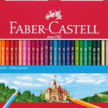 Faber-Castell Classic Colour Caja Metalica con 36 Lapices de Colores Hexagonales - Resistencia a la Rotura - Colores Surtidos