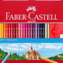 Faber-Castell Classic Colour Caja Metalica con 48 Lapices de Colores Hexagonales + 2 Lapices de Grafito