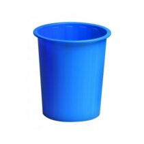 Faibo Papelera con Capacidad de 14L - Fabricada en Polipropileno - Paredes Cerradas - Apilable - Color Azul