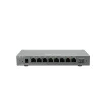 Ruijie RG-EG209GS Router de Sobremesa - 9 Puertos - Ethernet - SFP - Velocidad hasta 600Mbps - Capacidad hasta 200 Usuarios - Gestion en la Nube - Color Gris