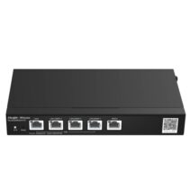 Ruijie RG-EG305GH-P-E Router de Sobremesa - 5 Puertos - 4x PoE+ 60W - Velocidad hasta 1.5Gbps - Capacidad hasta 300 Usuarios - Gestion en la Nube - Color Negro