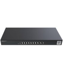 Ruijie RG-EG310GH-E Router - Montaje en Rack 1U - 10 Puertos - Velocidad hasta 1.5Gbps - Capacidad hasta 300 Usuarios - Gestion en la Nube - Color Negro