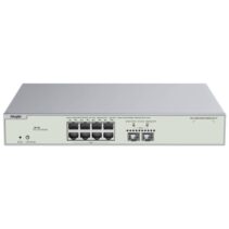 Ruijie RG-NBS3300-8MG2XS-P Switch Gestionado en Capa 2 - 8 Puertos Ethernet hasta 2.5Gbps - 2x SFP+ hasta 10Gbps - PoE/PoE+ hasta 240W - Fuente de Alimentacion Fija - Color Acero