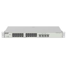 Ruijie RG-NBS5200-24GT4XS-P-V2 Switch con Auto-Negociacion - 24 Puertos Ethernet hasta 1Gbps - 4x SFP+ hasta 10Gbps - PoE/PoE+ hasta 370W - Fuente de Alimentacion Fija - Color Acero