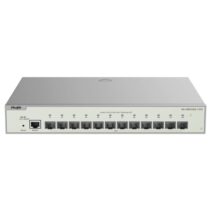 Ruijie RG-NBS5500-12XS Switch Gestionado en Capa 3 - Puerto Mgmt 100Mbps - 12x SFP+ hasta 10Gbps - Fuente de Alimentacion Fija - Color Acero