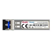 Ruijie NIS-GE-SFP-550M-MM850 Modulo Transceptor SFP - 1000Base-SX - Fibra Optica hasta 550m - Longitud de Onda de 850nm - Color Acero