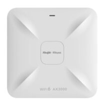 Ruijie RG-RAP2260 Punto de Acceso de Doble Banda - Montaje en Techo - PoE - WiFi 6 AX3000 - 3Gbps - Gestion con App - Antenas Integradas Ethernet - Color Blanco