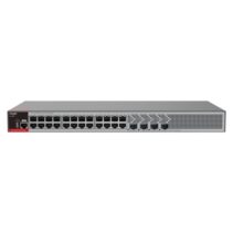 Ruijie RG-S2915-24GT4MS-L Switch con Auto-Negociacion - 24 Puertos Ethernet hasta 1Gbps - 4x SFP hasta 2.5Gbps - Fuente de Alimentacion Fija - Color Negro y Gris