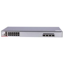 Ruijie RG-CS86-12XMG4VS-UP Switch con Auto-Negociacion - 12 Puertos hasta 10Gbps - 4x SFP28 hasta 25Gbps - PoE/PoE+/PoE++ - 2 Ventiladores Fijos - Fuente de Alimentacion Fija - Color Negro y Gris