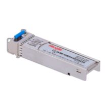 Ruijie GE-SFP-LX20-SM1310-BIDI Modulo Transceptor SFP - 1000Base-LX - Fibra Optica hasta 20km - Bidireccional - Conector LC - Transmision a 1550nm y Recepcion a 1310nm - Color Acero