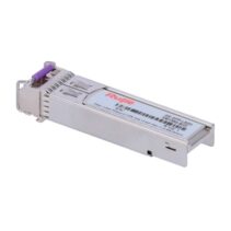 Ruijie GE-SFP-LX20-SM1550-BIDI Modulo Transceptor SFP - 1000Base-LX - Fibra Optica hasta 20km - Bidireccional - Transmision a 1550nm y Recepcion a 1310nm - Color Acero