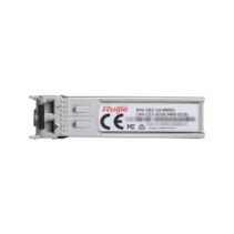 Ruijie MINI-GBIC-SX-MM850 Modulo Transceptor SFP - 1000Base-SX - Fibra Optica hasta 550m - Conector LC - Longitud de Onda de 850nm - Color Acero