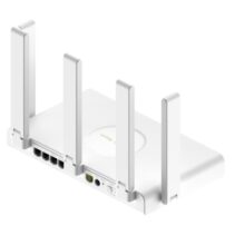 Ruijie RG-EW3000GX Router de Doble Banda - 5 Puertos - Velocidad Inalambrica hasta 3Gbps - WiFi 6 AX3000 - CPU de Doble Nucleo - Soporte Mesh - Gestion en la Nube - Color Blanco