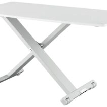 Leitz Ergo Cosy Convertidor de Escritorio - Para Cambiar de Sentado a de Pie - Ajuste de Altura Neumatico - Escritorio de 70x35cm - Color Gris