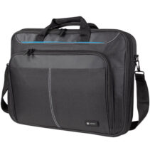 Natec Doberman Maletin para Portatiles de 15.6" - Sistema Anti-Impactos - Resistente a la Abrasion - Gran Capacidad - Color Negro