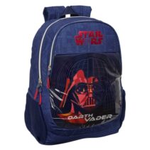 Safta Star Wars Mochila - 23L - Adaptable a Carro - Espalda Acolchada - Portabotellas - Cremallera con Doble Tirador - Asa de Mano - Hombreras Ergonomicas - 32x44x16cm - Color Azul Marino