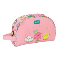 Safta Mr. Wonderful Comic Neceser - Adaptable a Carro - Asa de Mano Lateral - Bolsillo Interior con Cremallera - 28x18x10cm - Color Rosa