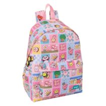 Safta Mr. Wonderful Comic Mochila para Portatiles hasta 14.1" - Portabotellas - Cremallera con Doble Tirador - Asa de Mano - Bolsillo Frontal - Acolchada - Acolchada - 31x43x13cm - Color Rosa