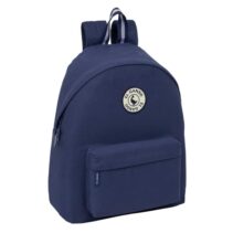 Safta el Ganso Jeans Mochila - Bolsillo Frontal - Espalda Acolchada - Hombreras Ergonomicas - Cremallera con Doble Tirador - Asa de Mano - 33x42x15cm - Color Azul Marino